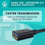 Kabel USB Extension 3.0 High Speed Profftech 5 Meter